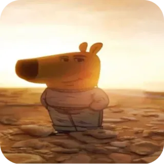 🧸 1340586a Dibujo animado, Animal, Antropomórfico, Personaje, Dibujo, Ilustración telegram sticker