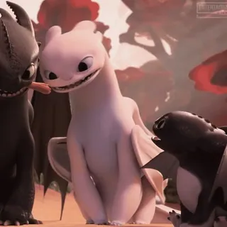 🫧 55925d5d Toothless How to Train Your Dragon Drache, Cartoon, Fantasy, Animation, süß, Nachtschatten, Lichtschatten telegram sticker