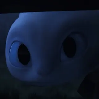 🫧 5adac6dc Light Fury How to Train Your Dragon Drache, Leuchtender Furie, Tier, Cartoon, Drachenzähmen leicht gemacht telegram sticker