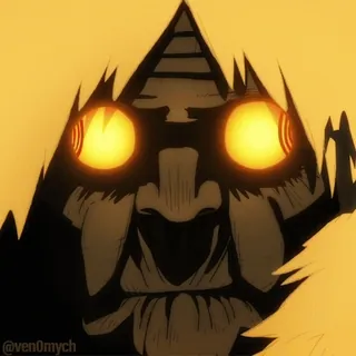 👵 3a92cc16 @ven0mych Anime, Monster, Seram, Mata, Seni telegram sticker