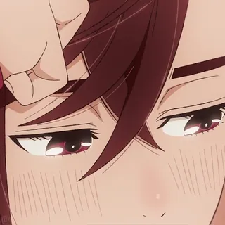 👀 5882fbb1 Anime, Manga, Close-up, Animasi, Wajah telegram sticker