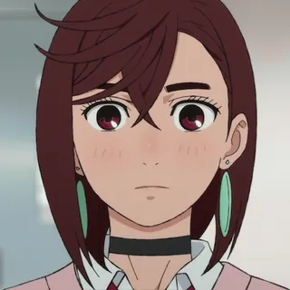 ☺️ 77a4ee9e Anime, Wanita, Wajah, Potret, Ekspresi, Anting telegram sticker