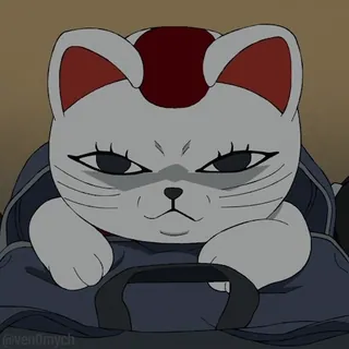 😺 885496e1 @ven0mych kucing, anime, lucu, kartun, hewan, imut, meme telegram sticker