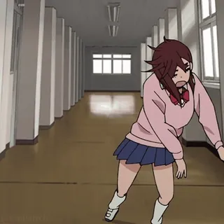 😔 beebc57f Anime, Sekolah, Lari, Gadis, Koridor telegram sticker