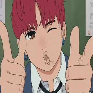 🔫 dac0fa73 Anime, Karakter, Kartun, Berkedip, Gestur telegram sticker