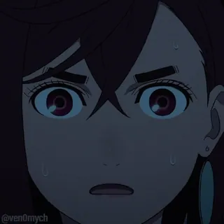 😨 e5aff690 Anime, Wanita, Wajah, Ekspresi, Terkejut telegram sticker