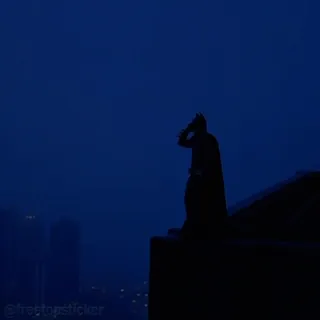 🦇 37427c6f Batman batman, dunkler ritter, held, gotham, stadt, dc comics, vigilant telegram sticker