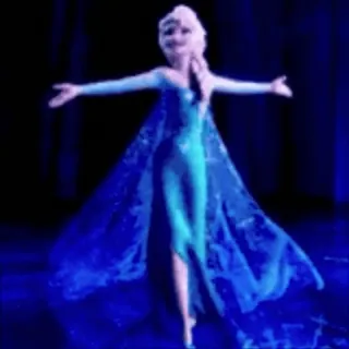 🤩 69b04964 Elsa Frozen Elsa, Die Eiskönigin, Disney, Königin, Eis, Animation telegram sticker