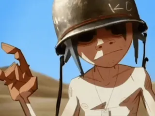 😒 90ac8626 soldato, elmetto, deserto, cartone animato, dito medio, aggressività, militare telegram sticker