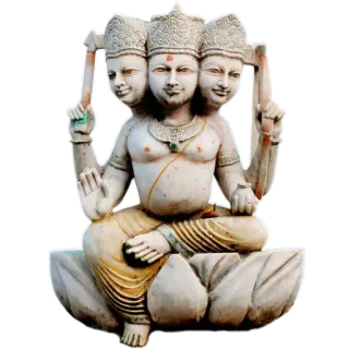 🙂 482208cb Brahma Hinduísmo, Deus, Brahma, Religião, Estátua, Cultura indiana, Divindade telegram sticker