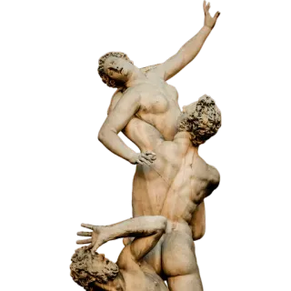 😤 674c9619 The Rape of the Sabine Women escultura, arte, museu, estupro, violência telegram sticker
