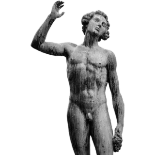 🙋 d07ca534 estátua, nu, arte, masculino, clássico, figura, antigo, grego telegram sticker