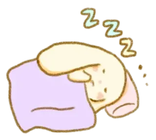 💭 93b937f1 zzz сон, zzz, милый, сонный, мультфильм telegram sticker