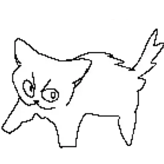 😏 bc4249a8 кот, мем, смешной, злой, животное, белый кот telegram sticker