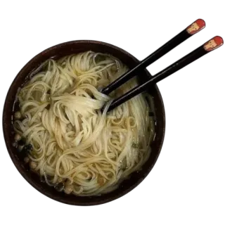🫥 1f8ca6fa nouilles, nourriture, cuisine asiatique, soupe, baguettes, bol de nouilles, ramen telegram sticker