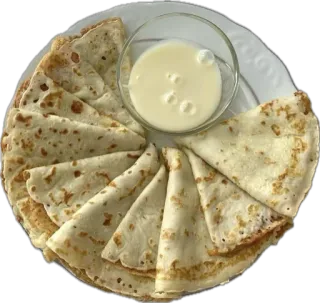 🤩 75dd6c90 crêpes, crêpes, nourriture, dessert, petit déjeuner, sucré, repas telegram sticker