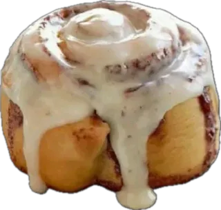 🤩 8949c778 brioche à la cannelle, pâtisserie, nourriture, sucré, dessert, boulangerie, glaçage, roulé telegram sticker