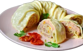 🤩 b0502ad0 nourriture, raviolis, viande, cuisine, plat, déjeuner telegram sticker