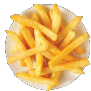 🫥 c820f161 frites, frites, nourriture, pomme de terre, collation, restauration rapide telegram sticker