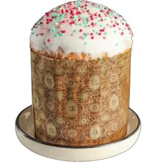 🫥 cbaf424b gâteau, dessert, sucré, gâteau de Pâques, koulitch, pâtisserie, fête telegram sticker