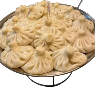 🫥 fa888897 Nourriture, Khinkali, Raviolis, Cuisine géorgienne, Plat traditionnel, Repas telegram sticker