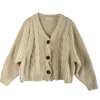 🤩 039ddd67 cardigan, sweter, pakaian, rajutan, mode whatsapp sticker