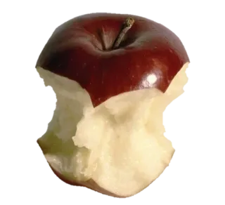 🤩 05f33833 apel, makanan, buah, gigitan, merah, sehat, camilan whatsapp sticker