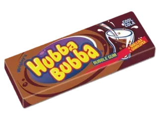 🤩 2cd714cc Hubba Bubba Hubba Bubba, permen karet, cola, permen, Wrigley's whatsapp sticker