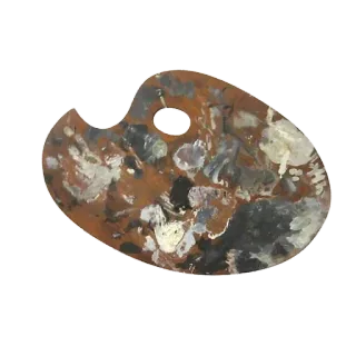 🤩 59d5f356 seni, palet, cat, warna, seniman, lukisan, kreatif, kerajinan whatsapp sticker