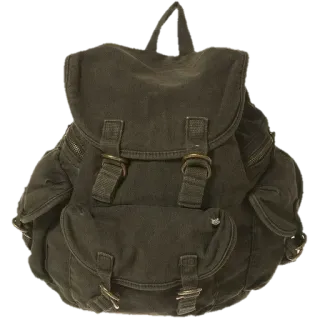 🤩 5f9d7d6d ransel, kanvas, ransel, tas, travel, outdoor, fashion, aksesori whatsapp sticker