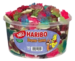 🤩 c81c5d15 NEU HARIBO Drama-Lama permen, permen jelly, haribo, llama, drama-llama, manisan, makanan, hidangan penutup whatsapp sticker
