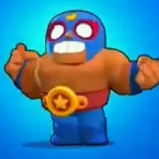 🤔 066c7e79 El Primo Brawl Stars el primo, brawl stars, lutador, personagem, videogame telegram sticker