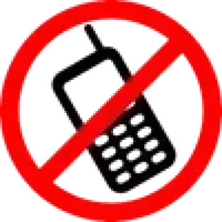 🌟 1904991b dilarang hp, larangan, dilarang, batasan, tidak ada telepon, tidak ada ponsel telegram sticker