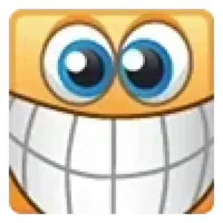 😁 2db9aec2 Emoji, Senang, Senyum, Wajah telegram sticker