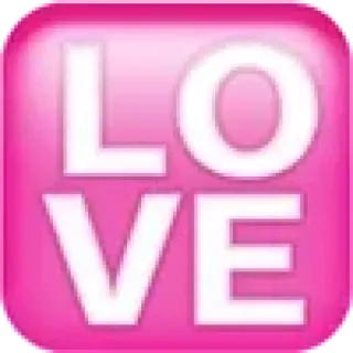 💖 a592cf2d LOVE cinta, emoji, merah muda, romansa, pesan telegram sticker