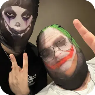 ✋ 0dcb23d8 Tavish Design Studios หน้ากาก, ภาพเหมือน, ความบันเทิง, ใบหน้า telegram sticker