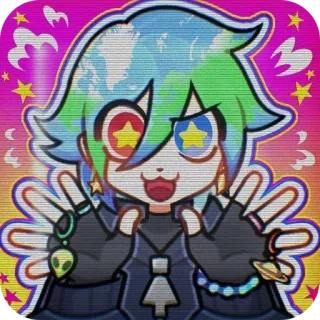 🔳 cf4f6fe7 Cartoon, Figur, Sterne, Niedlich, Fantasy, Skurril whatsapp sticker