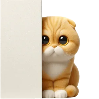 😶 b435b22b gato, fofo, animal, gatinho, animal de estimação, laranja, adorável whatsapp sticker