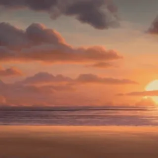 🤩 a94fcd9a Sonnenuntergang, Ozean, Strand, Himmel, Wolken, Meereslandschaft telegram sticker