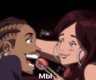 🌟 c11a6ee3 Мы Cartoon, Essen, Paar, Sushi, Anime, Animiert telegram sticker