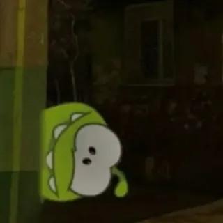 👀 ccce1551 Om Nom Cut the Rope Cut the Rope, Om Nom, vert, monstre, bonbon, personnage de jeu telegram sticker