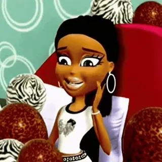 😐 2ca314fa Bratz, Cartoon, Puppe, Mode, Animation, Mädchen telegram sticker