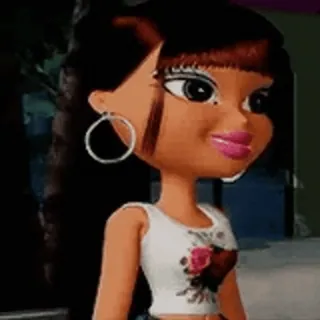 😐 47149254 Bratz Puppe, Cartoon, Teenager, Mädchen, Mode, Animation telegram sticker