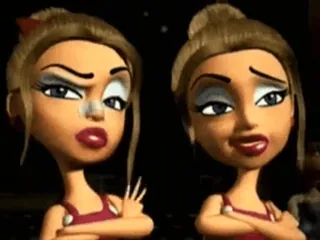 😐 8bd9e0e3 Bratz, animiert, Cartoon, Puppen, Freunde, Mode telegram sticker