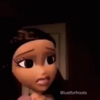 😐 95443107 glustforfroots Bratz, Puppe, Cartoon, Animation, süß telegram sticker