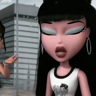 😐 9b1ec62b Bratz, Puppe, Cartoon, Mode, Mädchen, Y2K telegram sticker