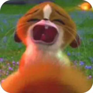 🫥 5769d2bd porcellino d'India, animale, carino, animale domestico, roditore, divertente telegram sticker