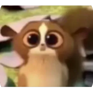 🫥 d9449788 Mort Madagascar lemure, animale, cartone animato, carino, Mort, Madagascar telegram sticker