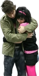 🖤 2a5c0c48 Paar, Umarmung, Romantik, Zuneigung, Liebe, Umarmen telegram sticker