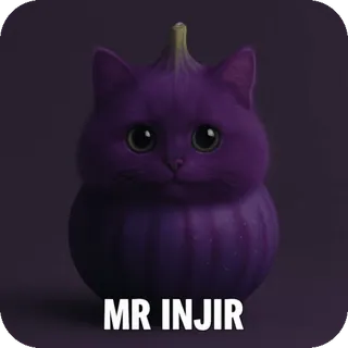 🥺 976b2917 MR INJIR gato, morado, higo, lindo, gracioso, animal, gatito telegram sticker